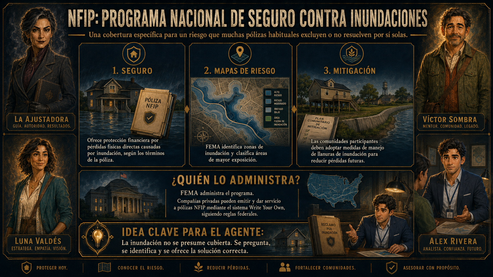 Infografía: NFIP Programa Nacional de Seguro contra Inundaciones