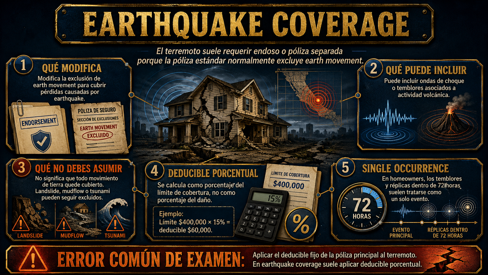 Infografía: Earthquake Coverage
