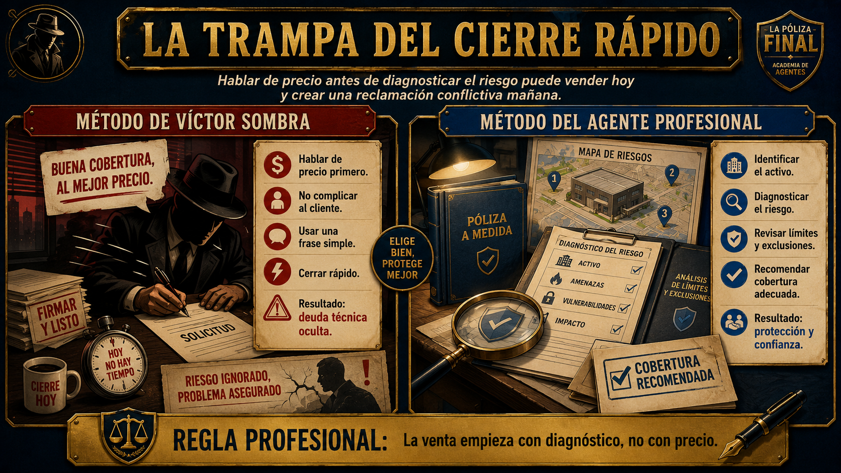 Infografía: la trampa del cierre rápido