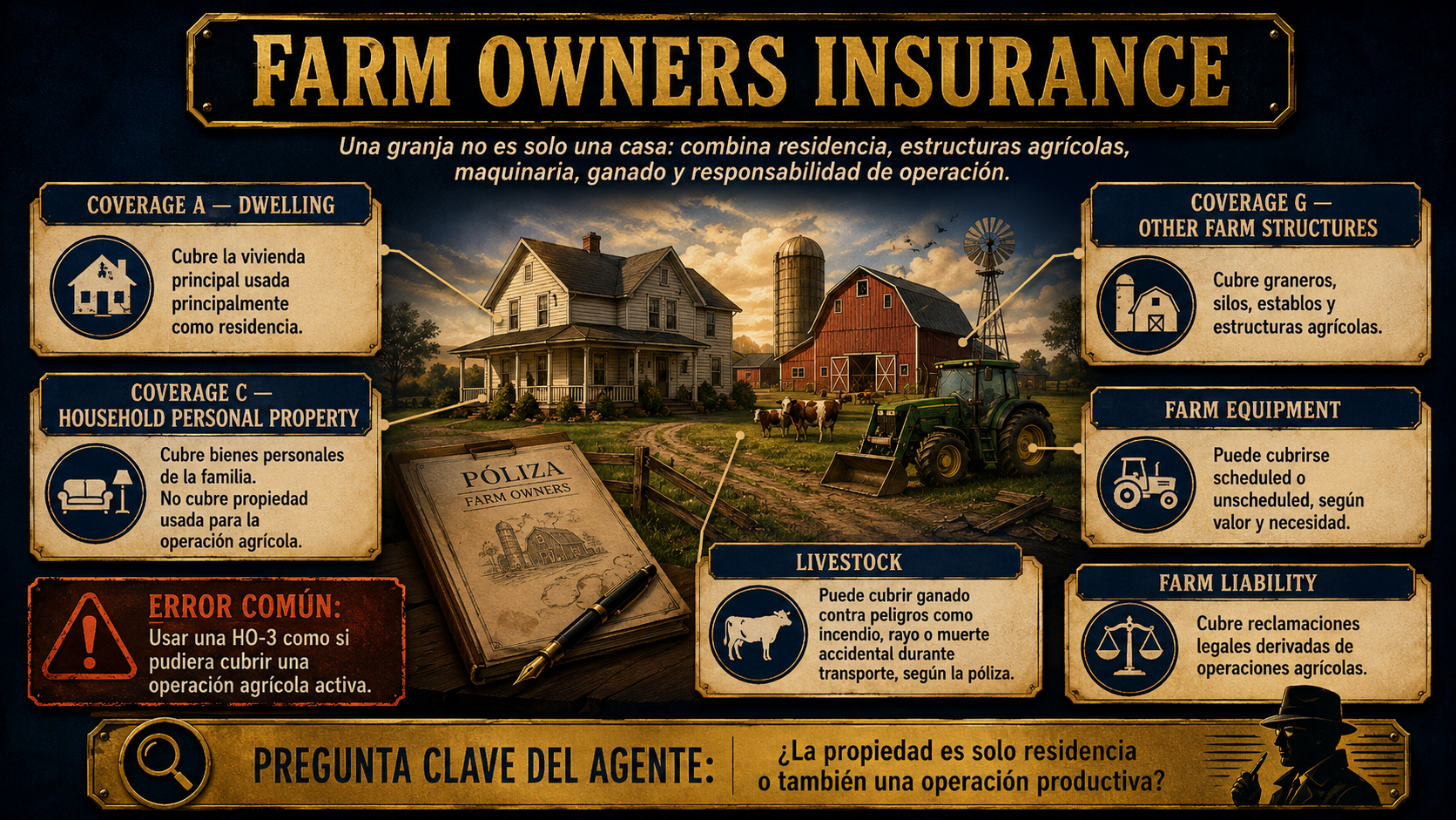Infografía: Farm Owners Insurance
