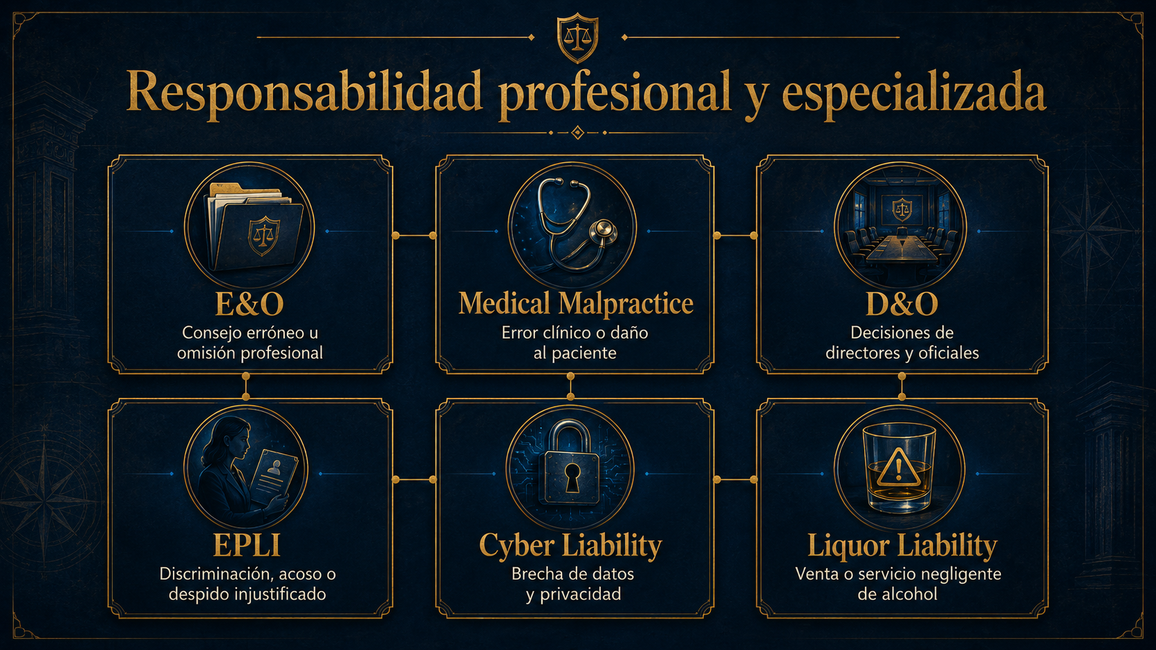 Infografía con mapa de coberturas especializadas